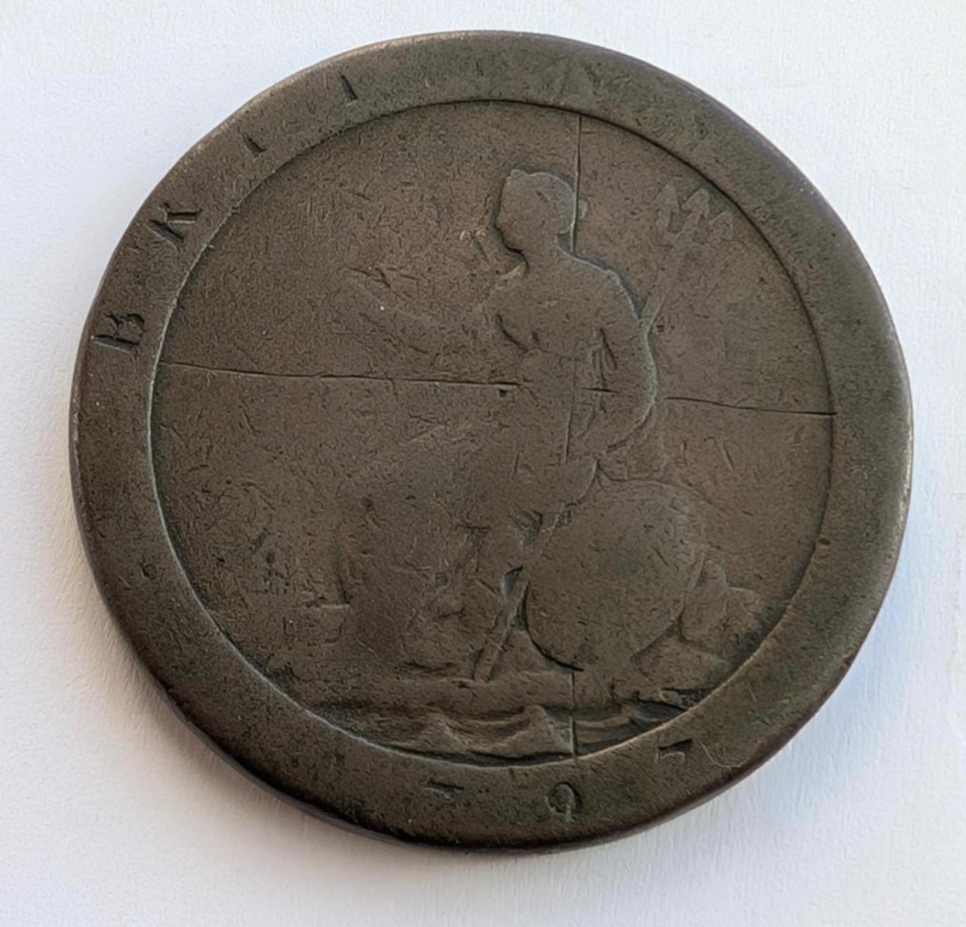 Didžioji Britanija 1 pencas 1797
