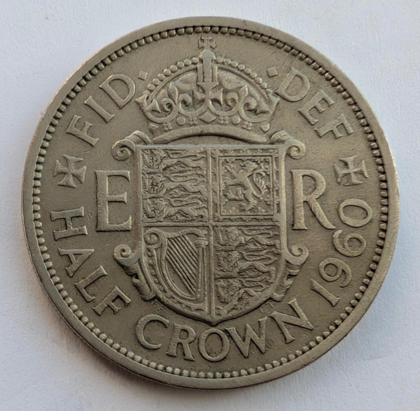 Didžioji Britanija 1/2 kronos 1960