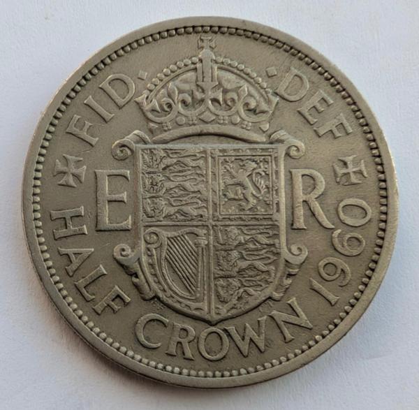 Didžioji Britanija 1/2 kronos 1960