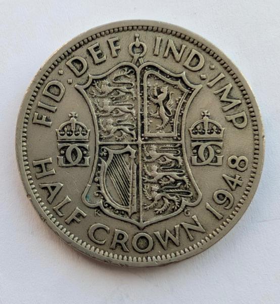 Didžioji Britanija 1/2 kronos 1948