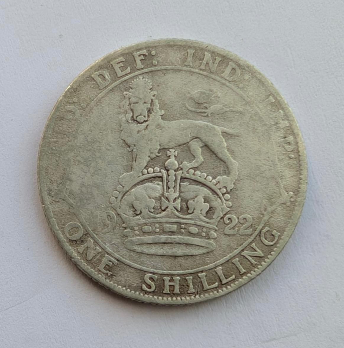 Didžioji Britanija 1 šilingas sidabras