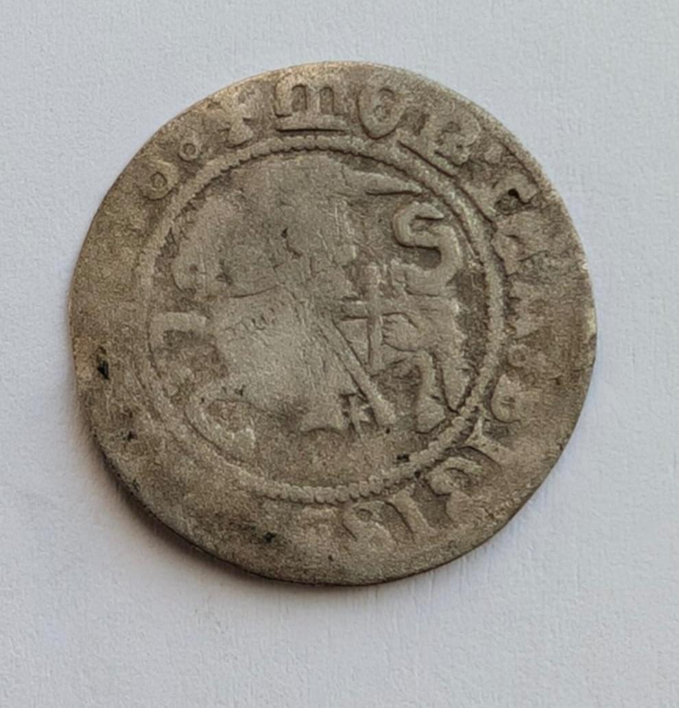 Retas Žygimanto Senojo 1518 pusgrašis 