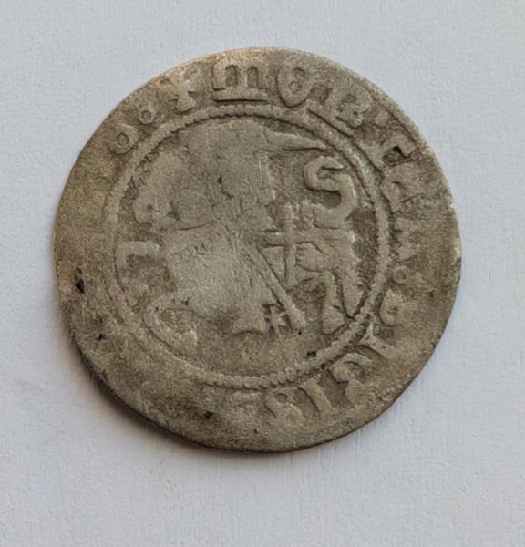 Retas Žygimanto Senojo 1518 pusgrašis 