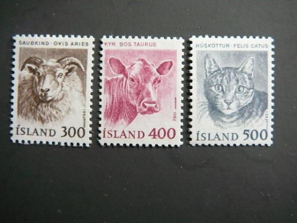 Islandija 1982 Kate Avis Karve svarus MNH #