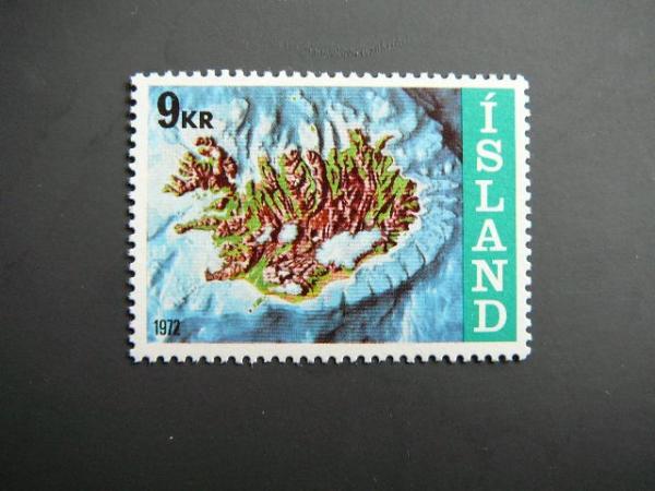 Islandija 1972 Selfas svarus MNH #