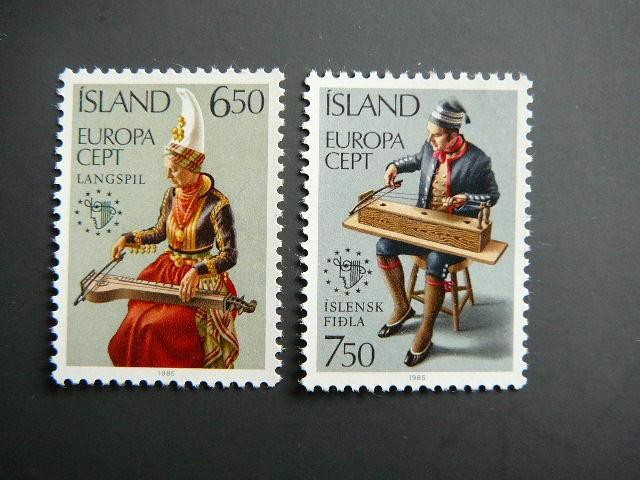 Islandija 1985 Europa Muzika svarus MNH #