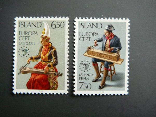 Islandija 1985 Europa Muzika svarus MNH #