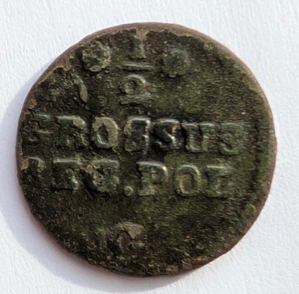 Stanislavo Augusto 1/2 grašio 1767 
