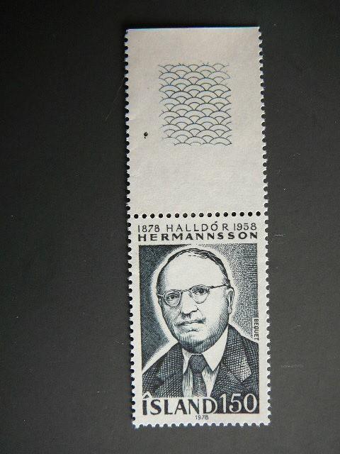 Islandija 1978 Profesorius svarus MNH #