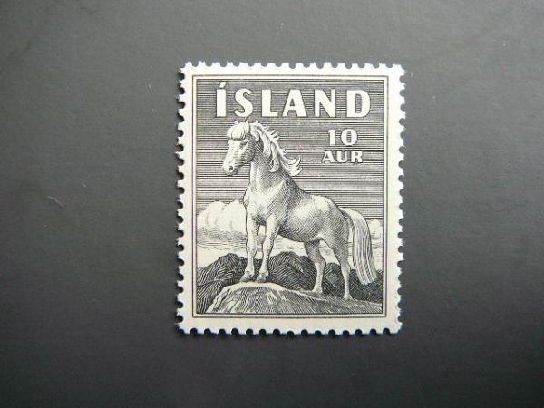 Islandija 1958 Arklys svarus MNH #