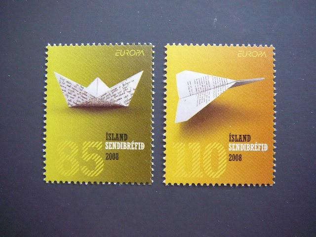 Islandija 2008 Europa Laiskai Pastas svarus MNH #