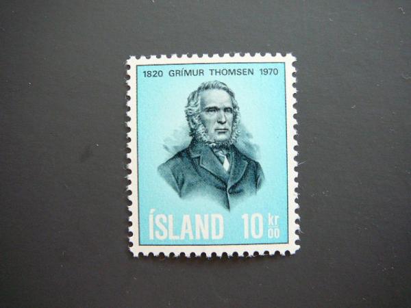 Islandija 1970 Poetas svarus MNH #