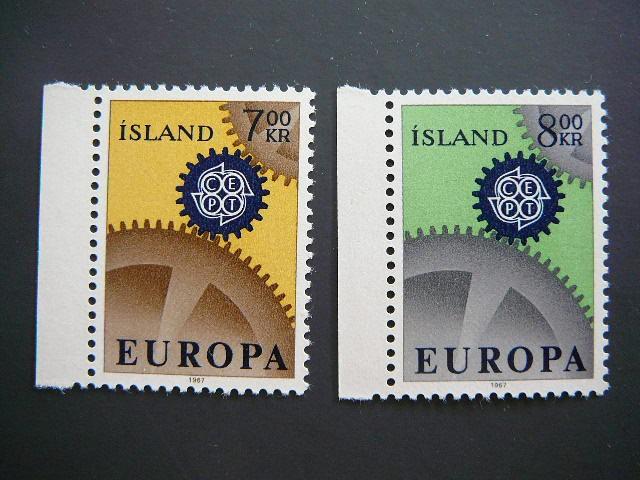 Islandija 1967 Europa CEPT svarus MNH #