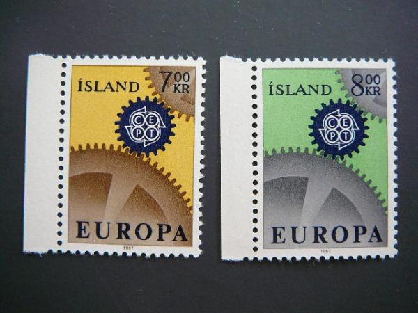 Islandija 1967 Europa CEPT svarus MNH #