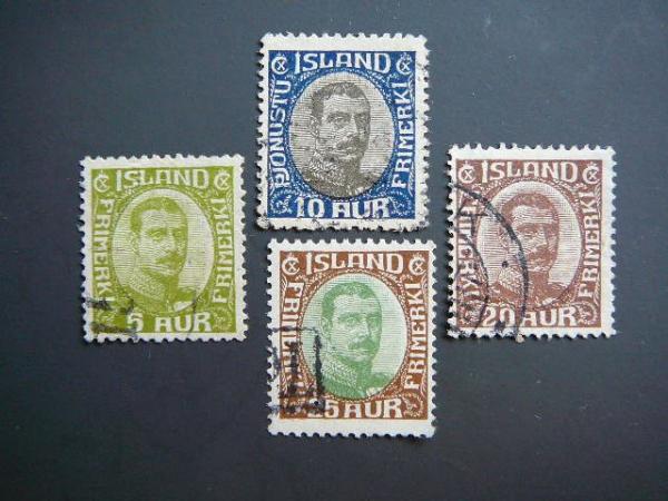Islandija 1920 Karalius antsp. # 