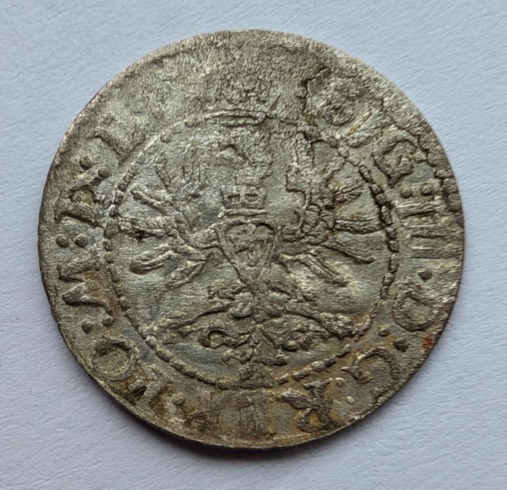 Labai retas Žygimanto Vazos 1623 šilingas RRR