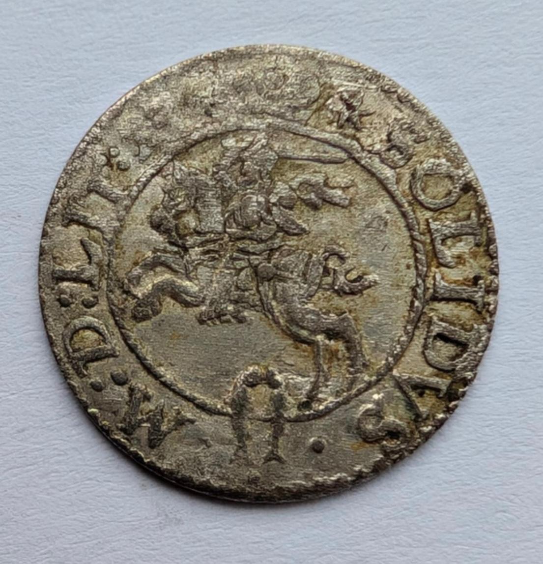 Labai retas Žygimanto Vazos 1623 šilingas RRR