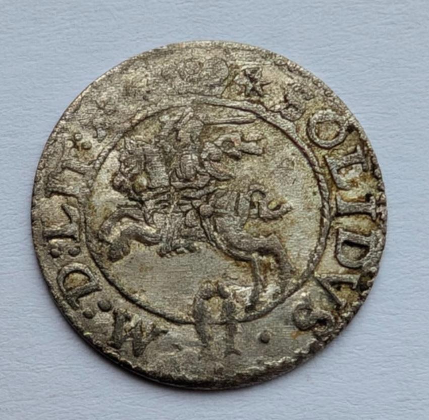 Labai retas Žygimanto Vazos 1623 šilingas RRR