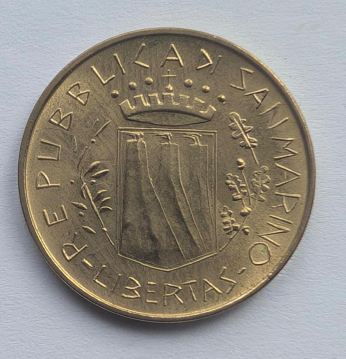 San Marinas 20 Lirų 1981