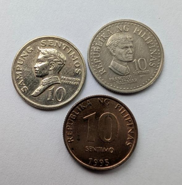 Filipinai 10 c 3 vnt