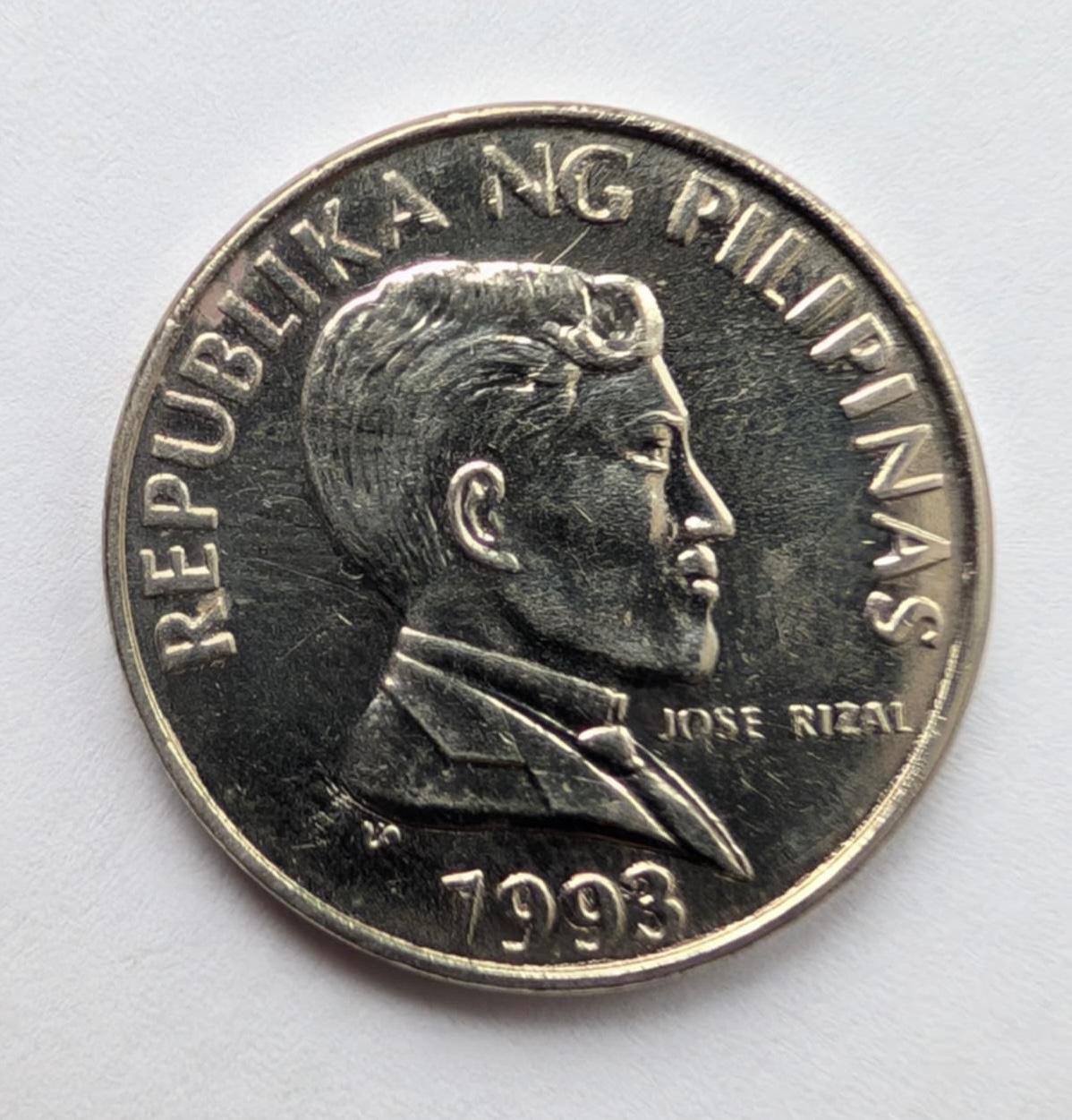 Filipinai 1 pesas 1993