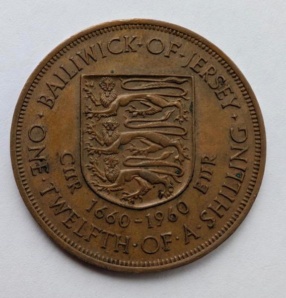Džersis 1/12 šilingo 1960