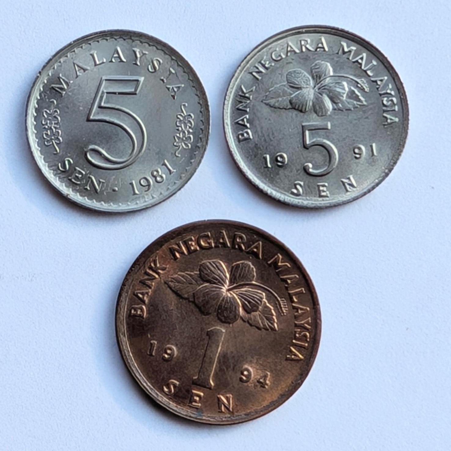 Malaizija 1-5 s 