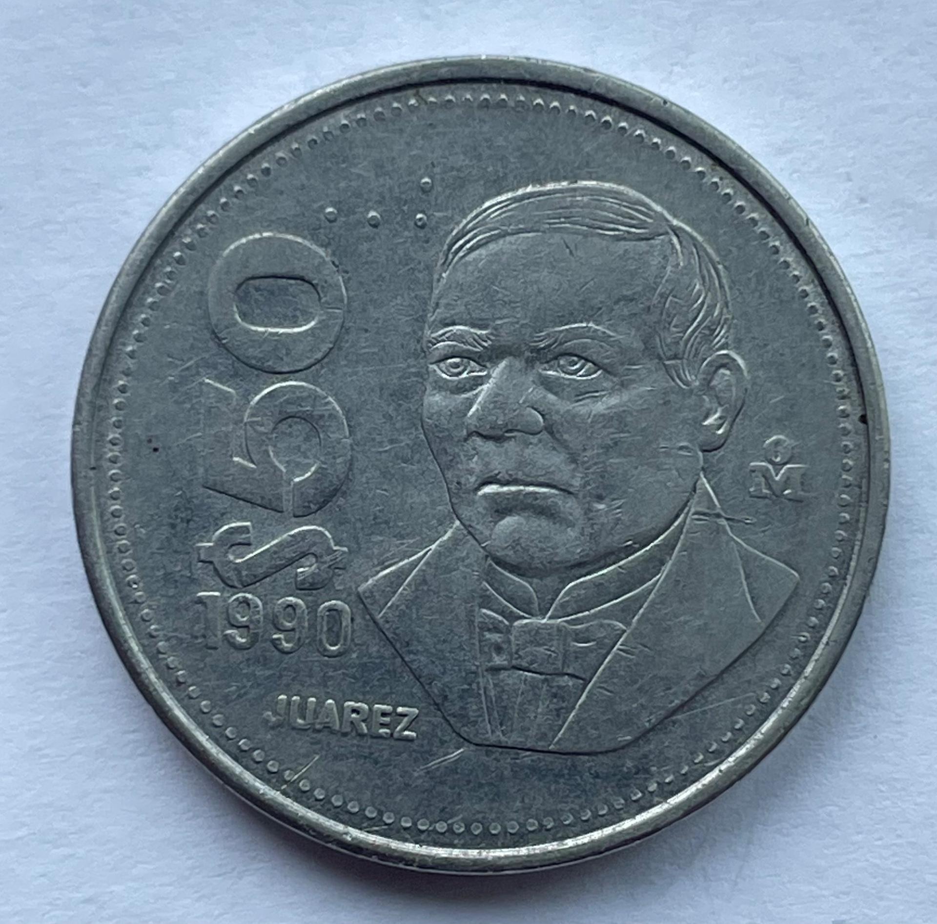Meksika 50 pesų 1990