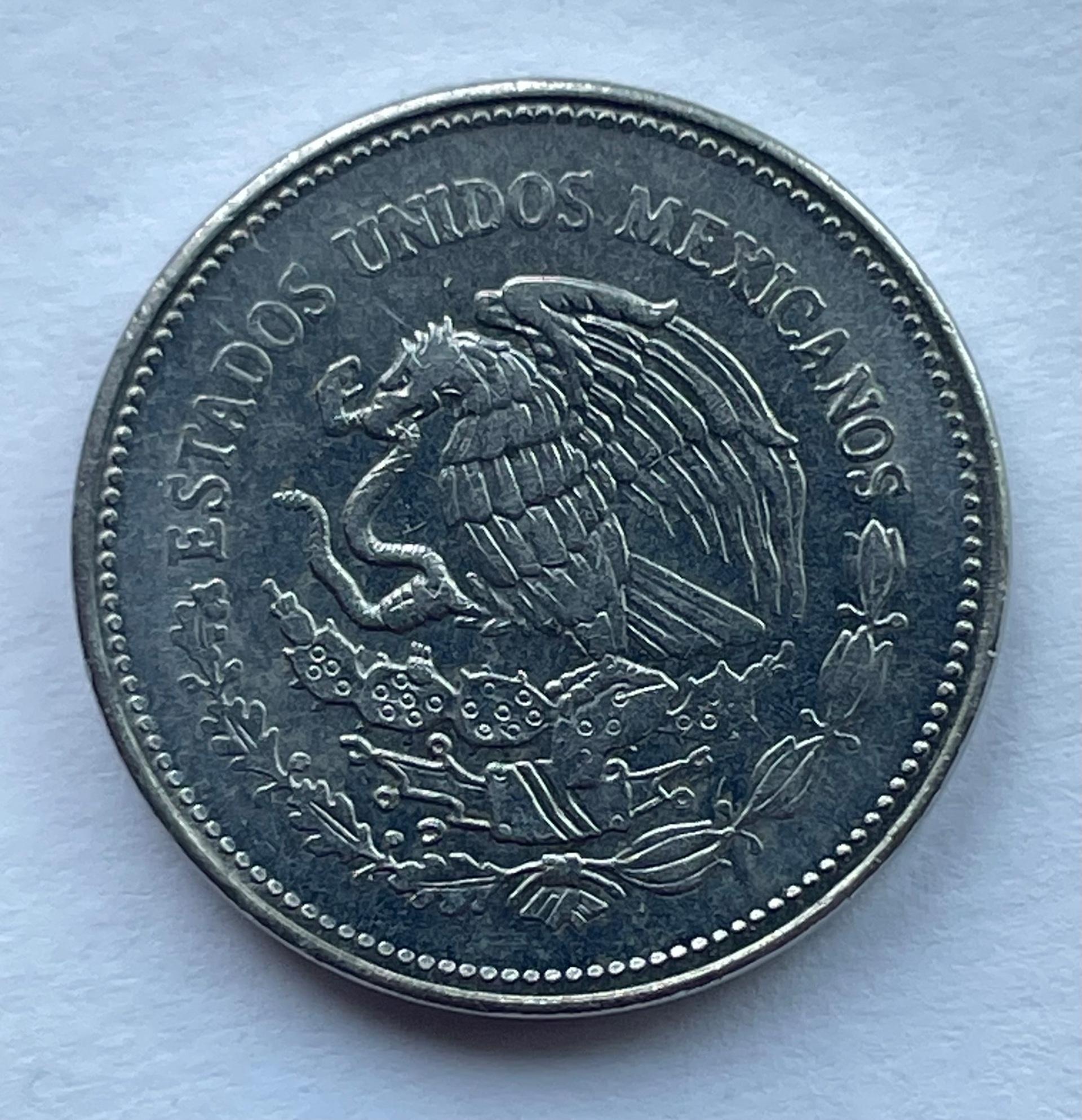 Meksika 10 pesų 1986