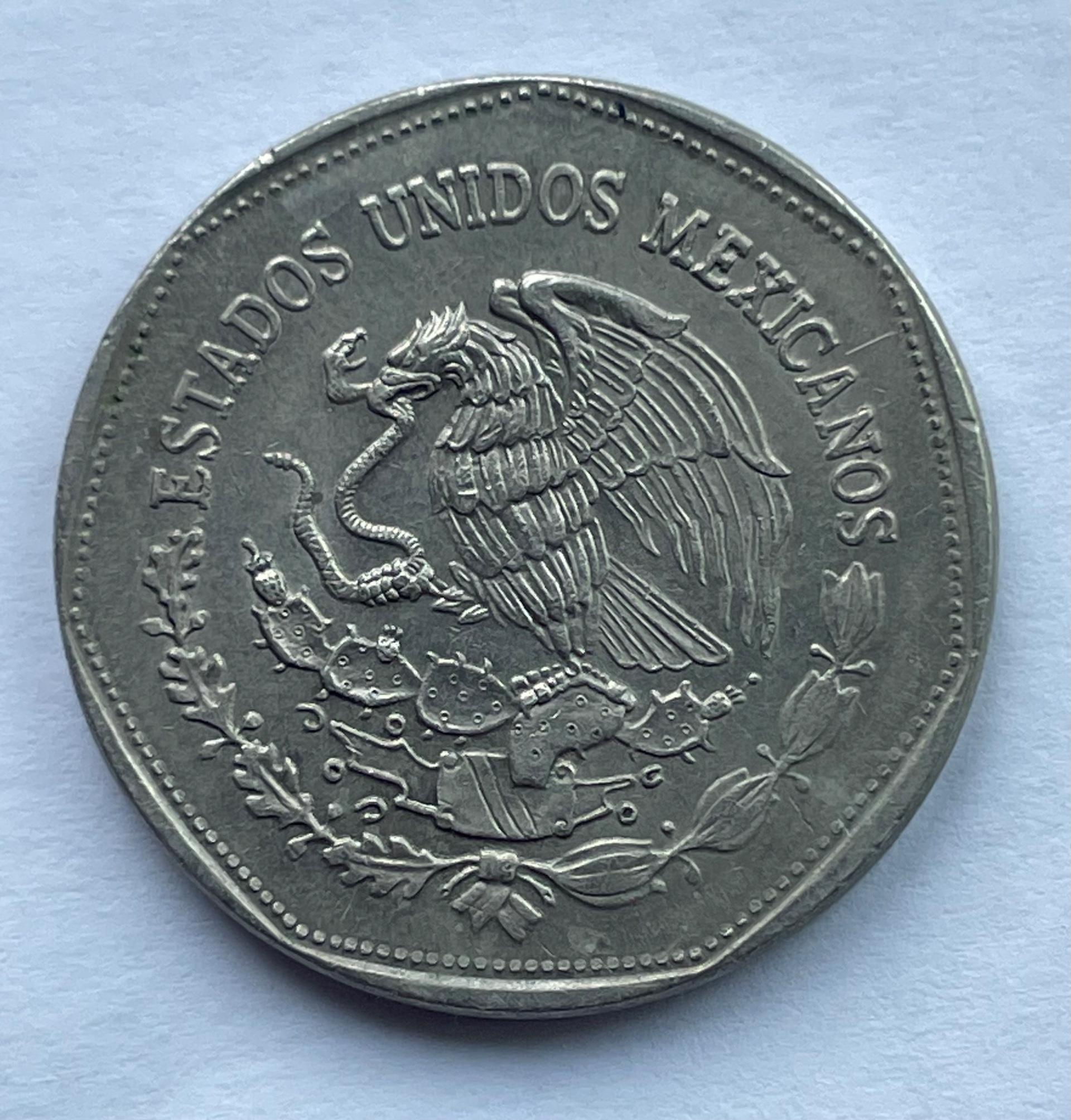 Meksika 5 pesai 1980