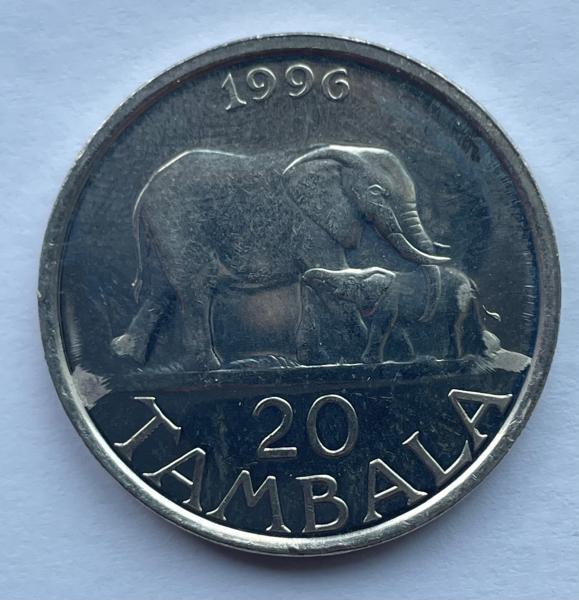 Malavis 20 tambala 1996
