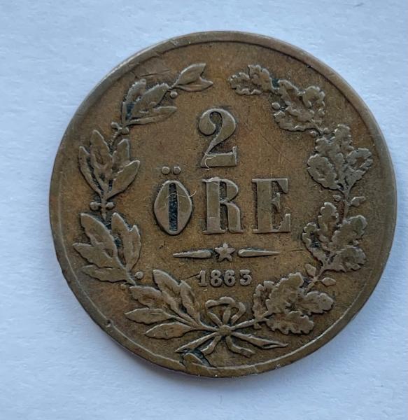 Švedija 2 ore 1863