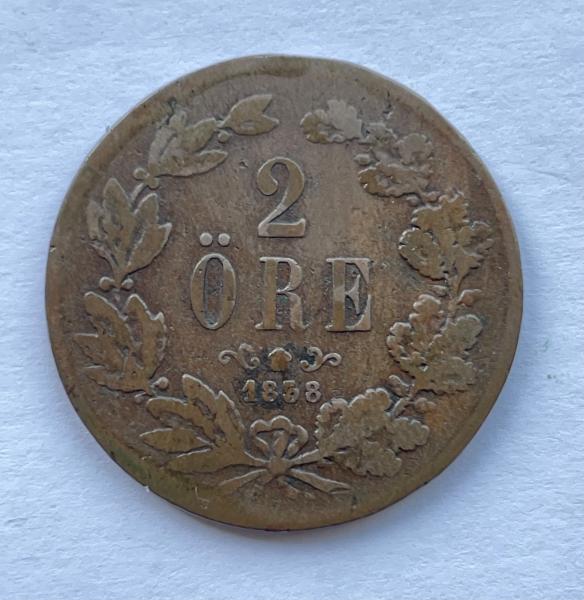 Švedija 2 ore 1858