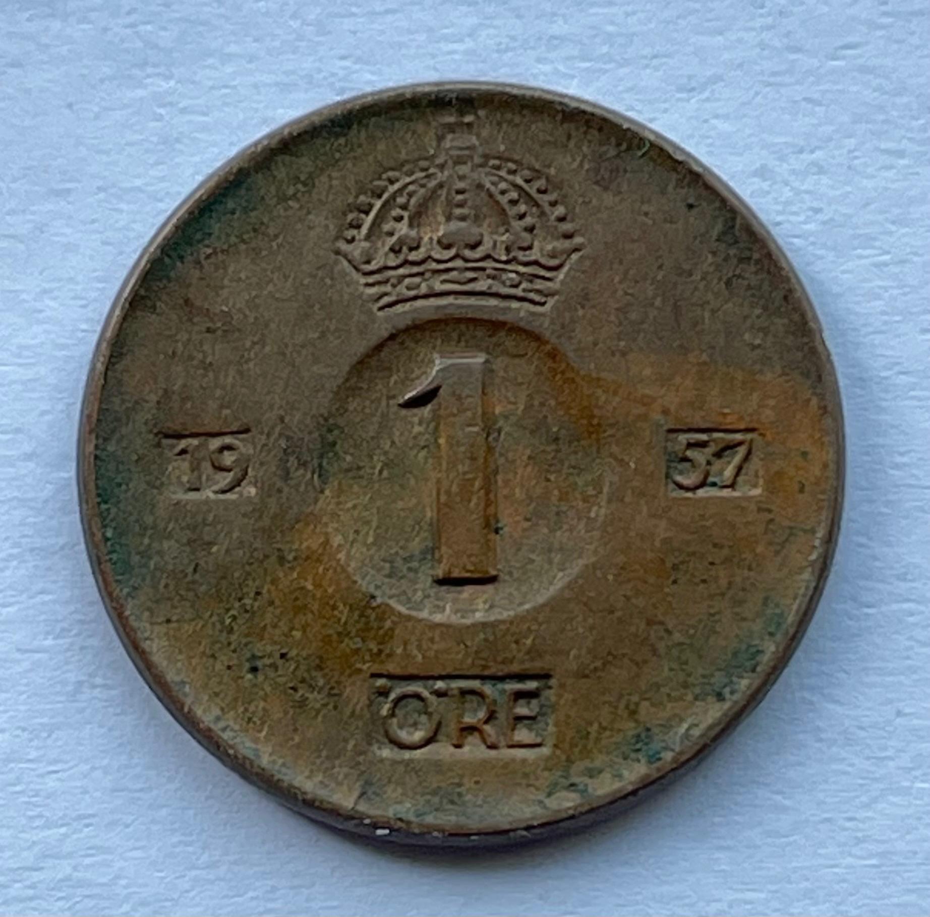 Švedija 1 ore 1957