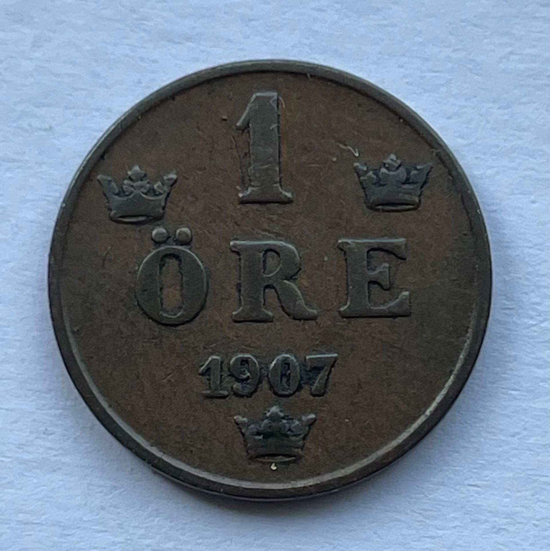 Švedija 1 ore 1907
