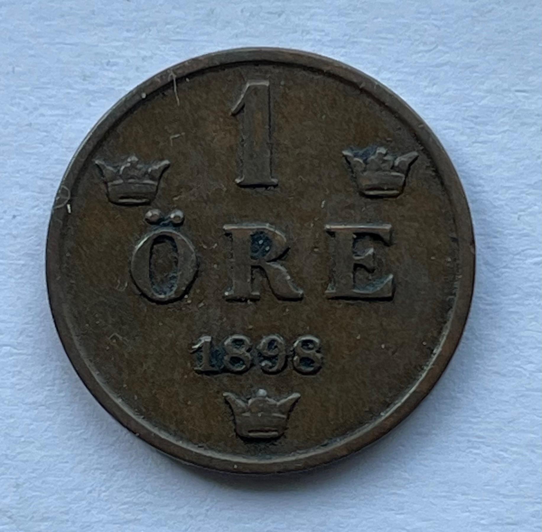 Švedija 1 ore 1898