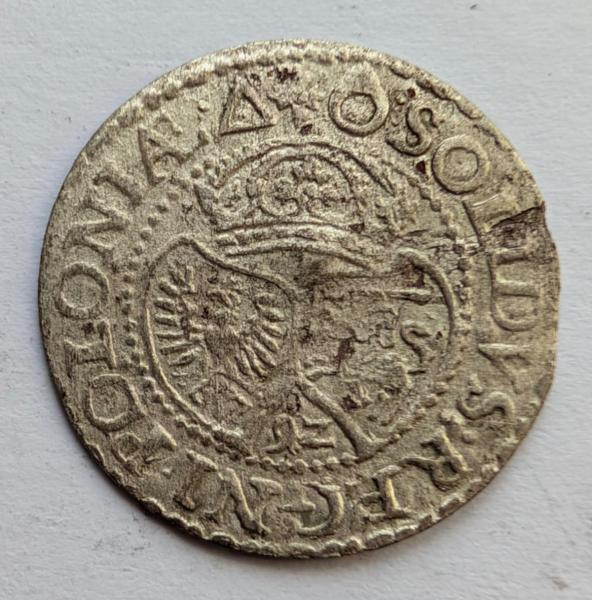 Žygimanto Vazos 1592 šilingas Malborgas