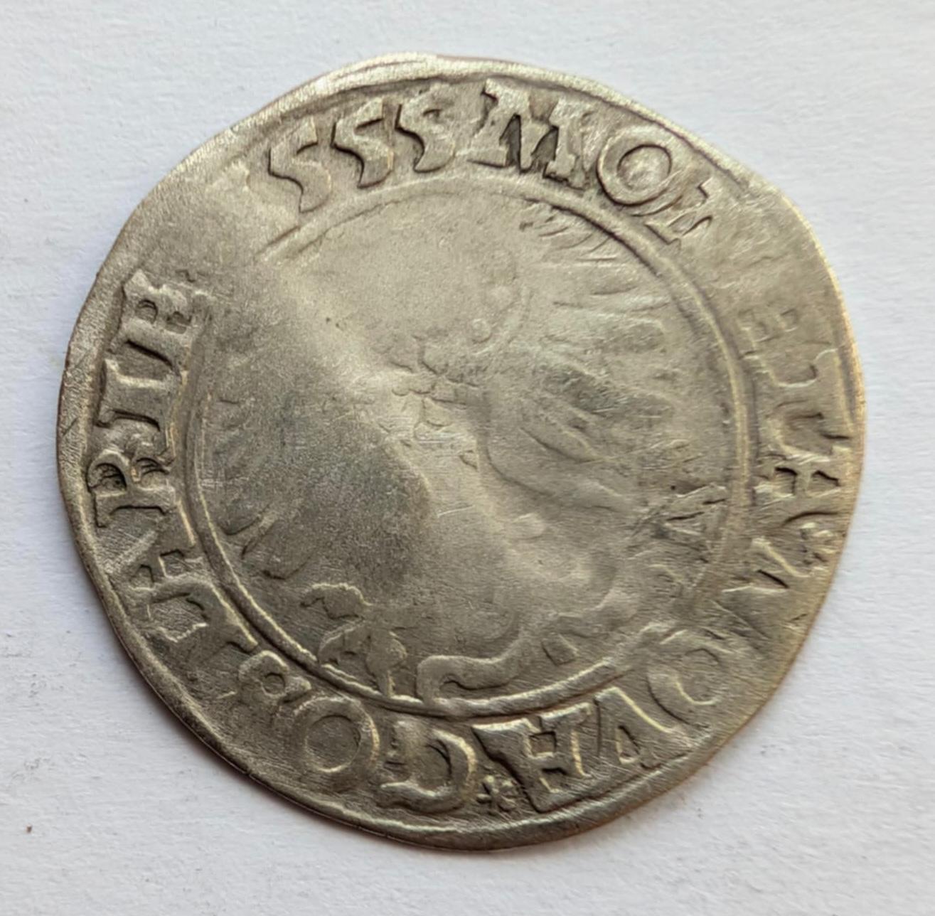 Vokietijos žemės Goslar miestas 1555 mariengrosh