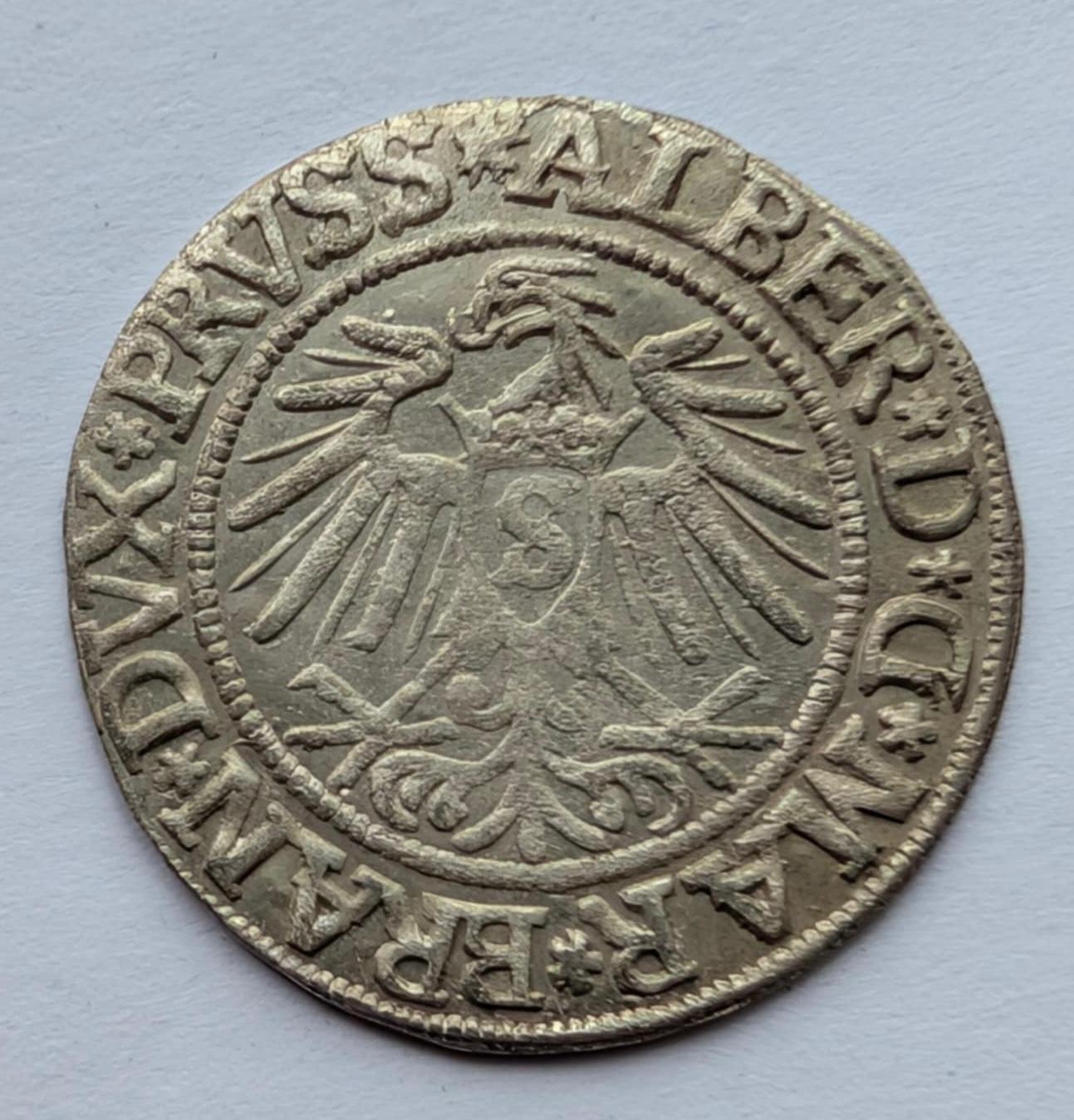 Prūsijos 1537 grašis 