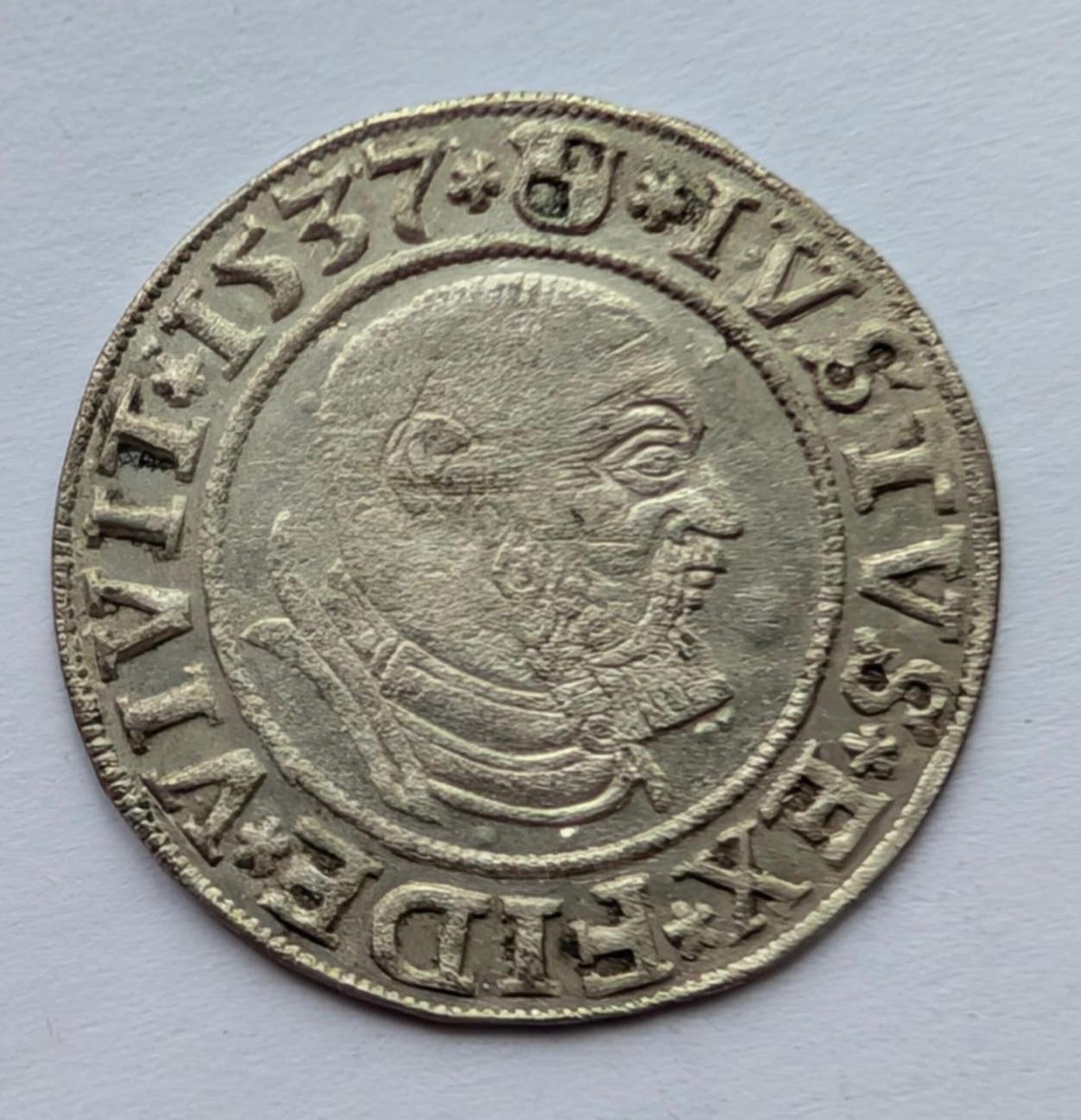 Prūsijos 1537 grašis 