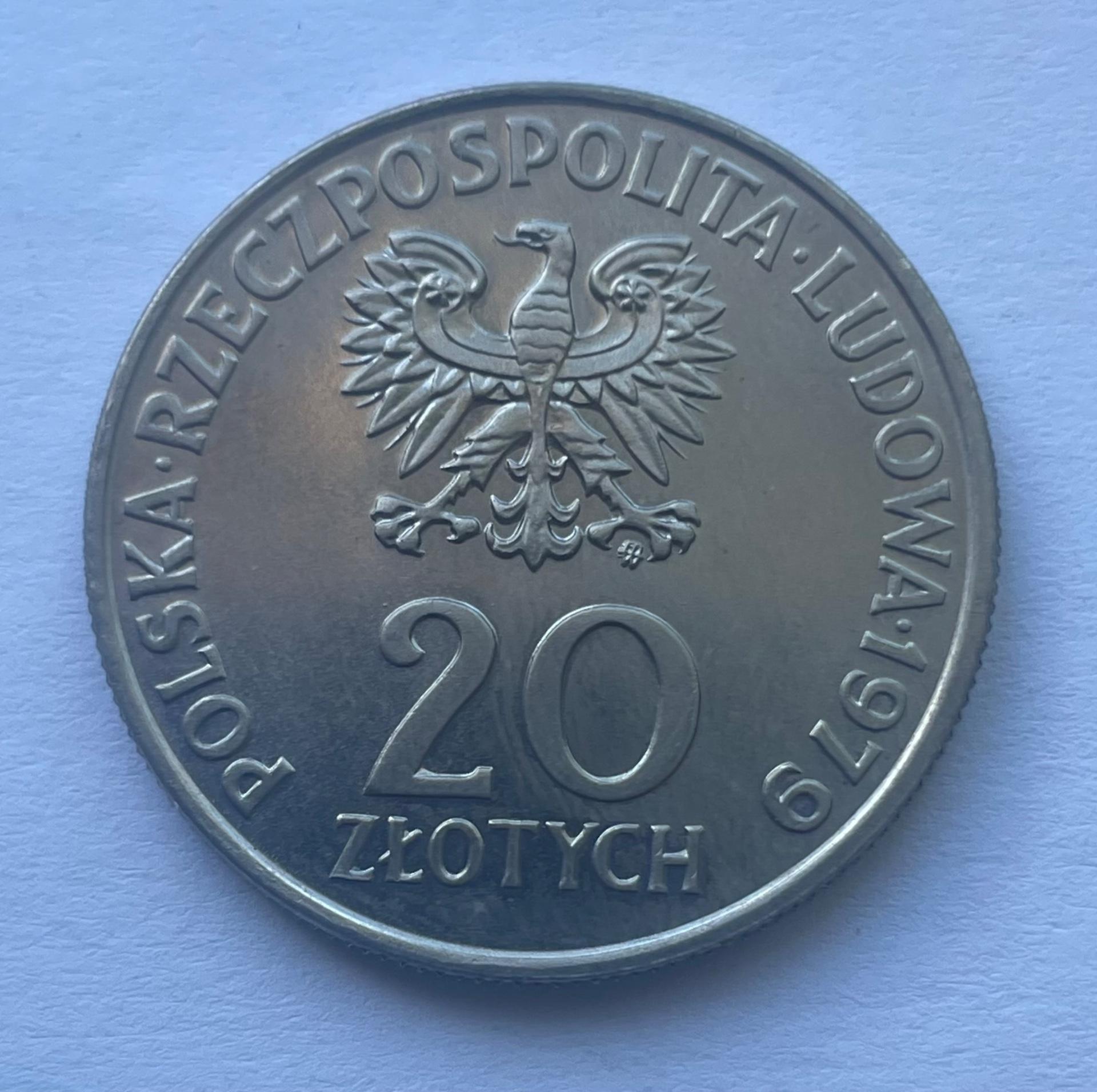 Lenkija 20 zlotų 1979