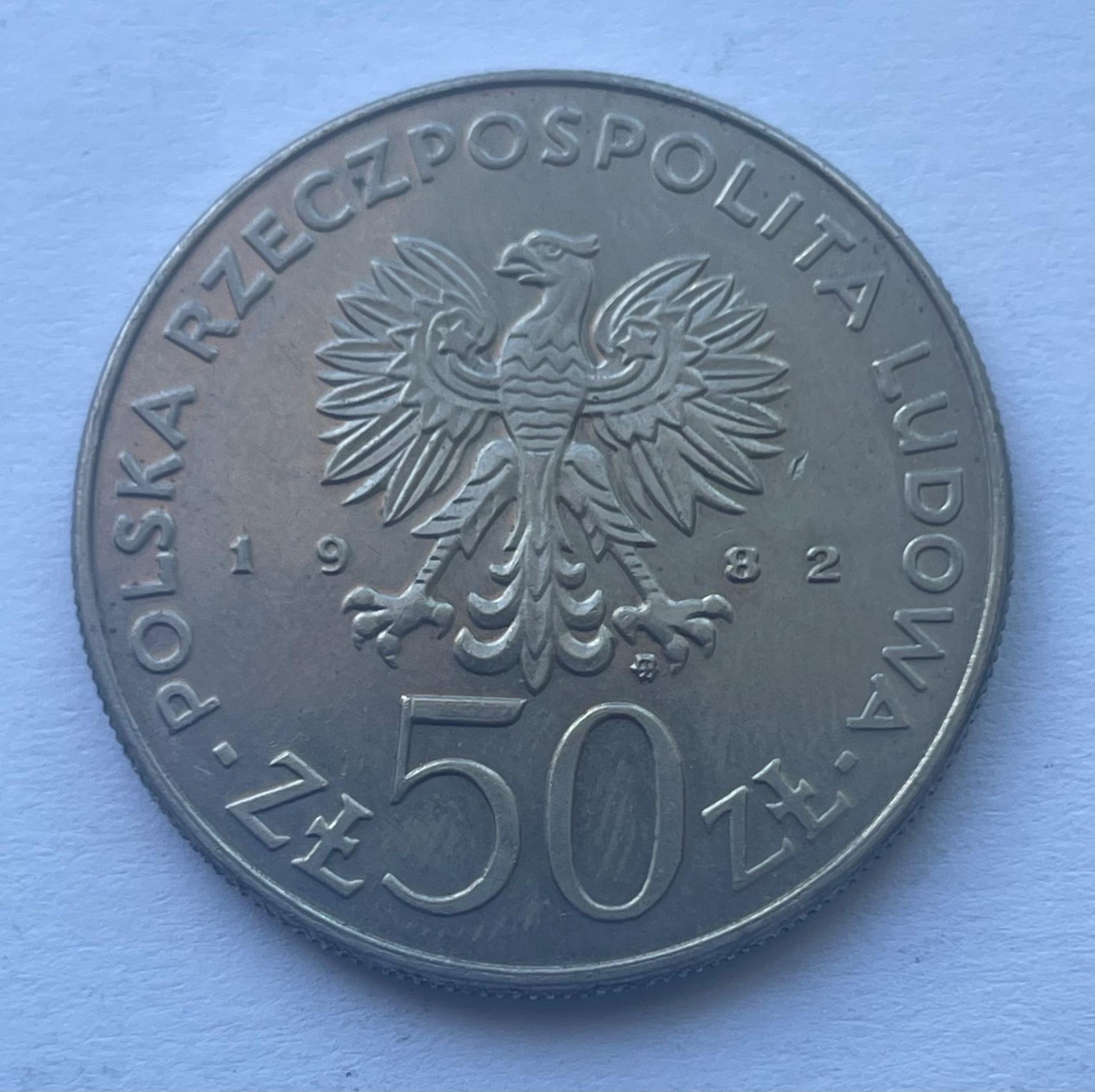 Lenkija 50 zlotų 1982