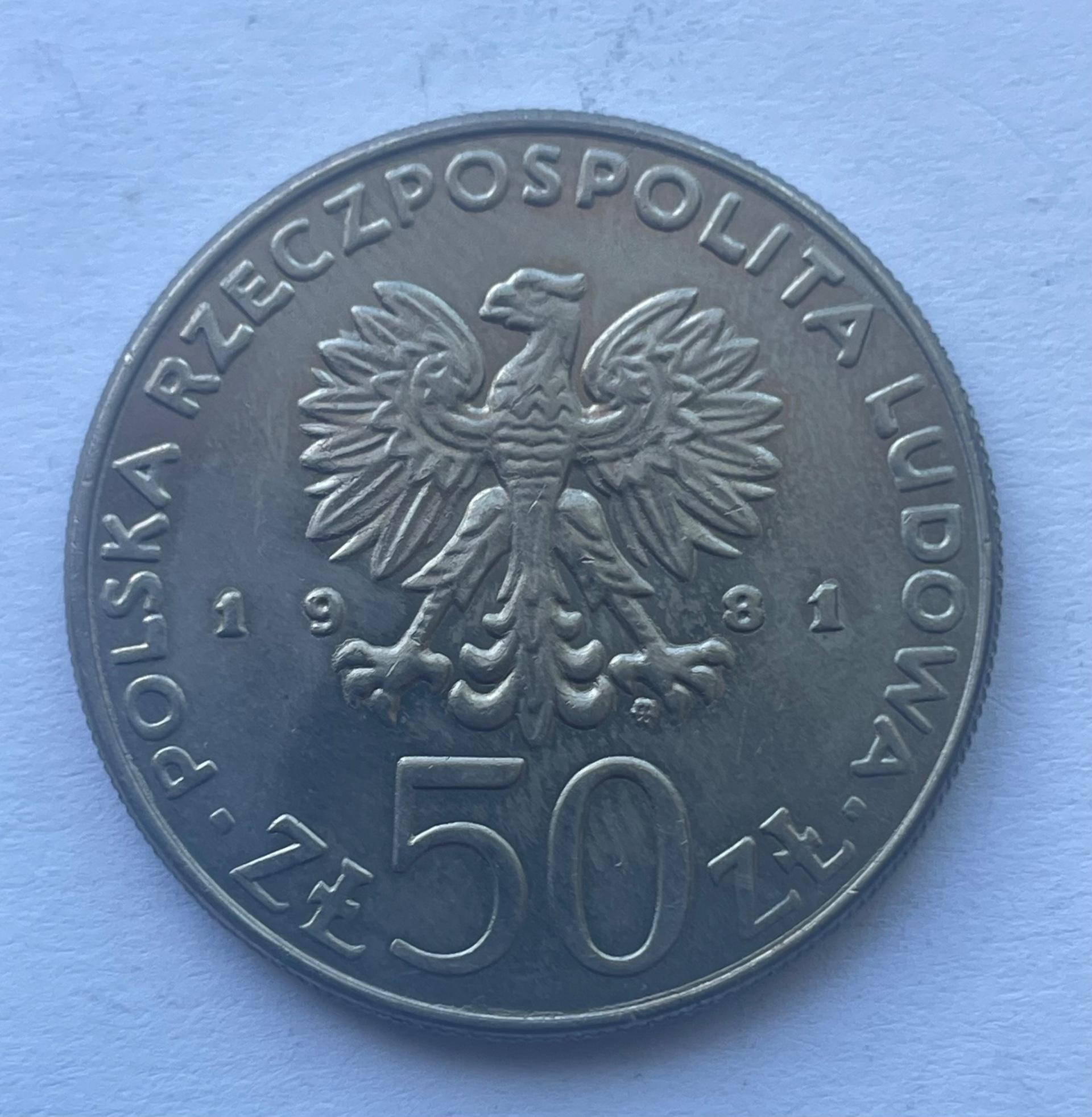 Lenkija 50 zlotų 1981