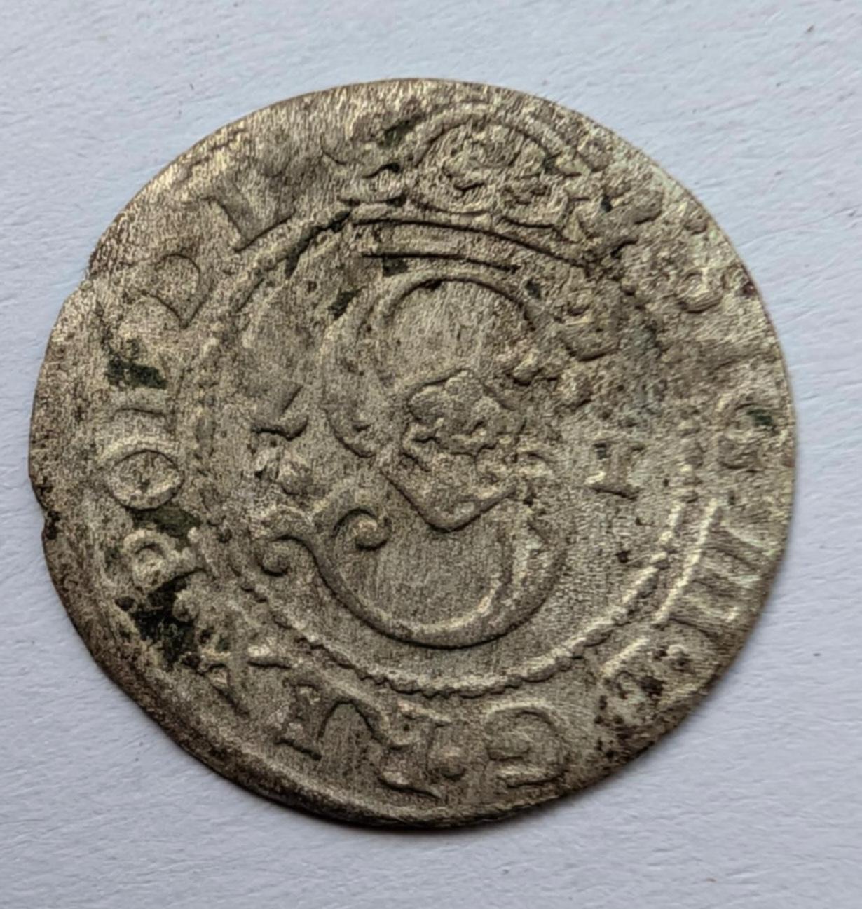 Žygimanto Vazos 1621 šilingas Ryga