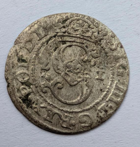 Žygimanto Vazos 1621 šilingas Ryga