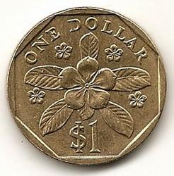 Singapūras. 1 doleris ( 1989 ) XF