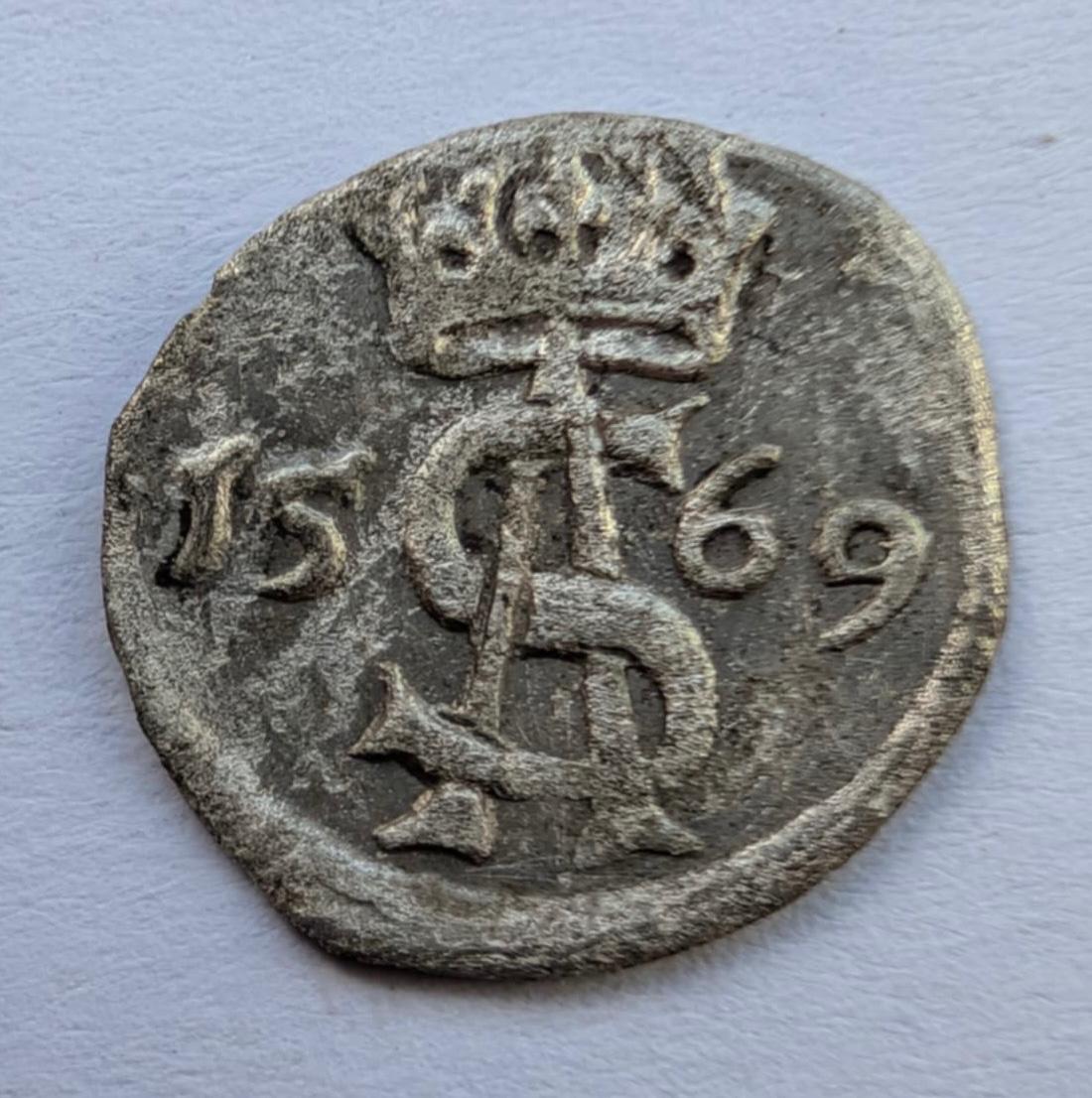 Žygimanto Augusto 1569 dvidenaris 