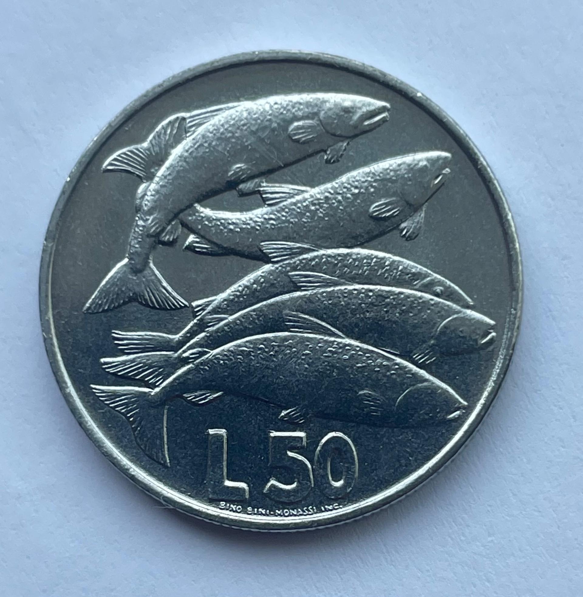 San Marinas 50 lirų 1975