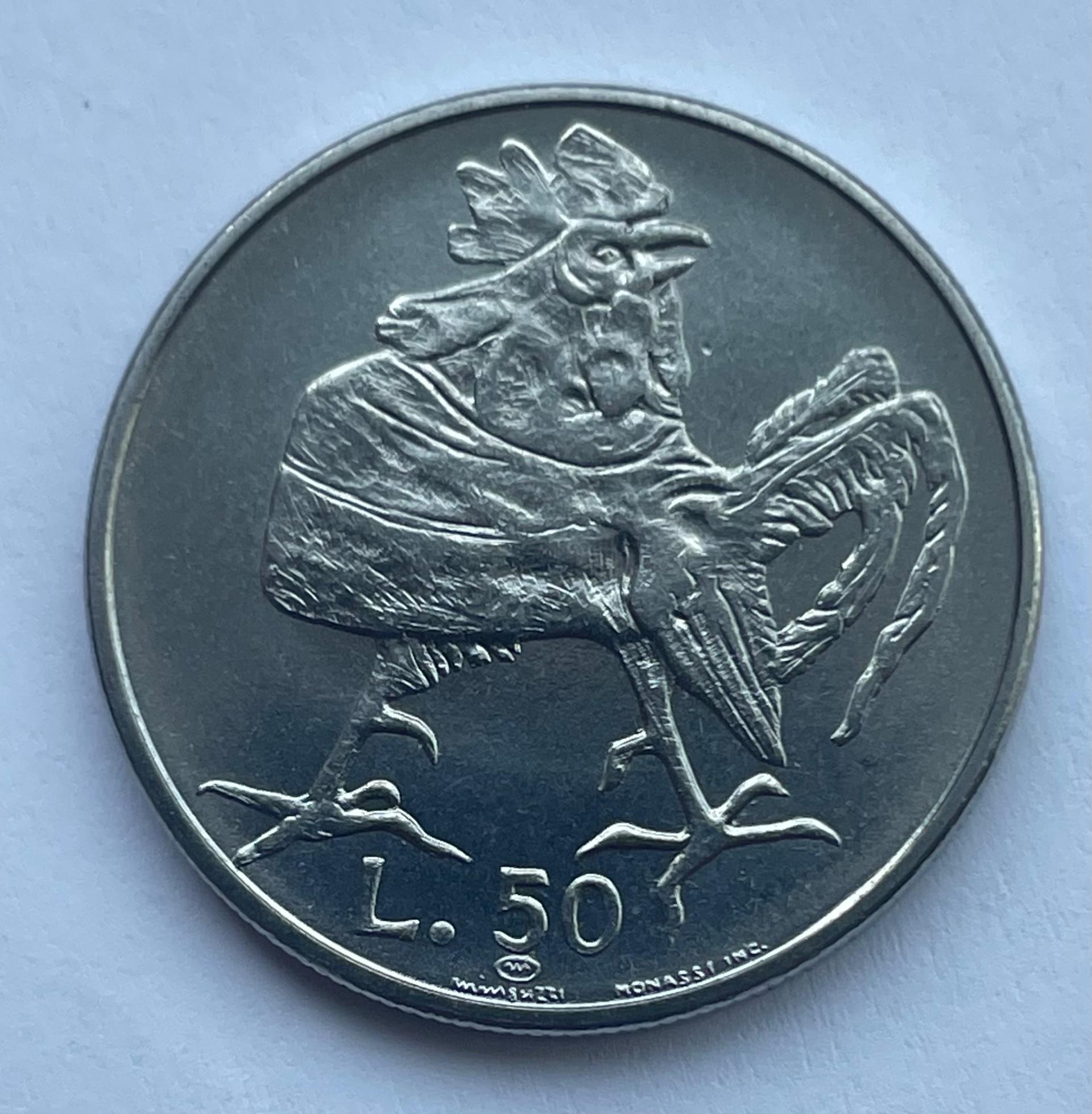 San Marinas 50 lirų 1974