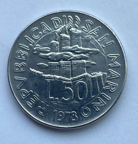 San Marinas 50 lirų 1977